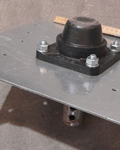 End plate d180 w/bearing M&M